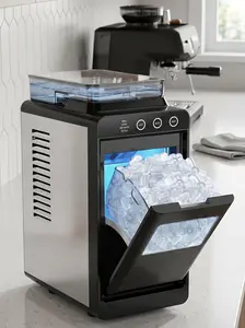 Ice Makers , Countertop Ice Machine 8 Cubes in 6 Mins, 26 lbs/24Hrs,with External 1.2L Large Water Tank, Self-Cleaning Quiet Compact for Home, RV, Camping, Havato