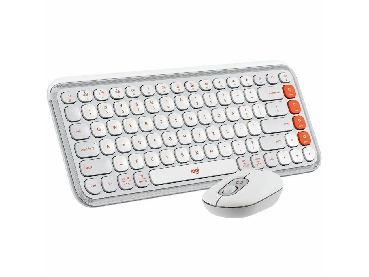 Logitech POP ICON COMBO, Bluetooth keyboard and mouse combo, comfortable typing, programmable keys and buttons, quiet clicks, Easy-Switch up to 3 devices