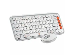 Logitech POP ICON COMBO, Bluetooth keyboard and mouse combo, comfortable typing, programmable keys and buttons, quiet clicks, Easy-Switch up to 3 devices