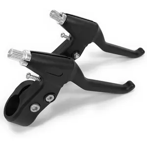 Universal Brake Lever/Brake Handle, 22mm Compatible, Suitable For Most Bicycles, Road Bike, Mountain Bike and More [Black-Pair]