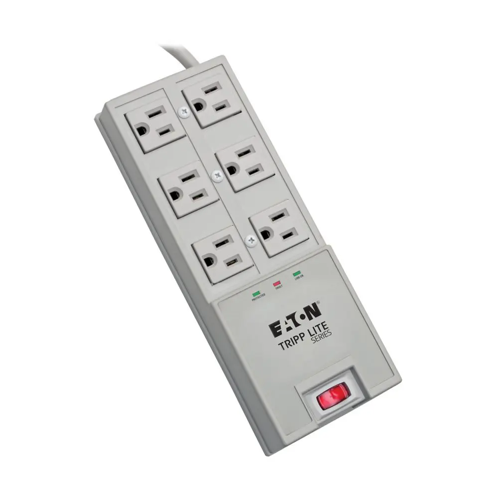 Eaton TR-6 6-Outlet Surge Protector, 6 ft. (1.8 m) Cord, 2420 Joules