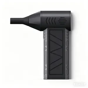 Turbo Blower, Handheld Air Duster with Interchangeable Nozzles, Powerful Airflow for Dust Removal, Fast Cooling & Gentle Drying, Compact Portable Size Perfect for Keyboard, Car Detailing, Desk & Small Area Cleaning, Cordless Mini Air Blower