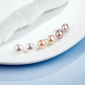 All 8-9mm Pearl Earrings Sets fresh water pearls for birthday/anniversary/holiday /retirement/ graduation presents