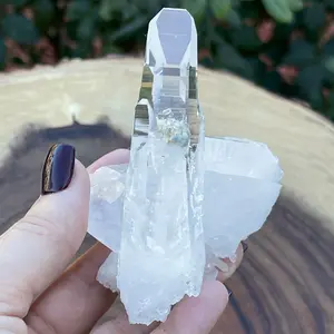 Colombian Quartz Pena Blanca 138gram | Water Clarity A+ Quality | Lemurian Cluster