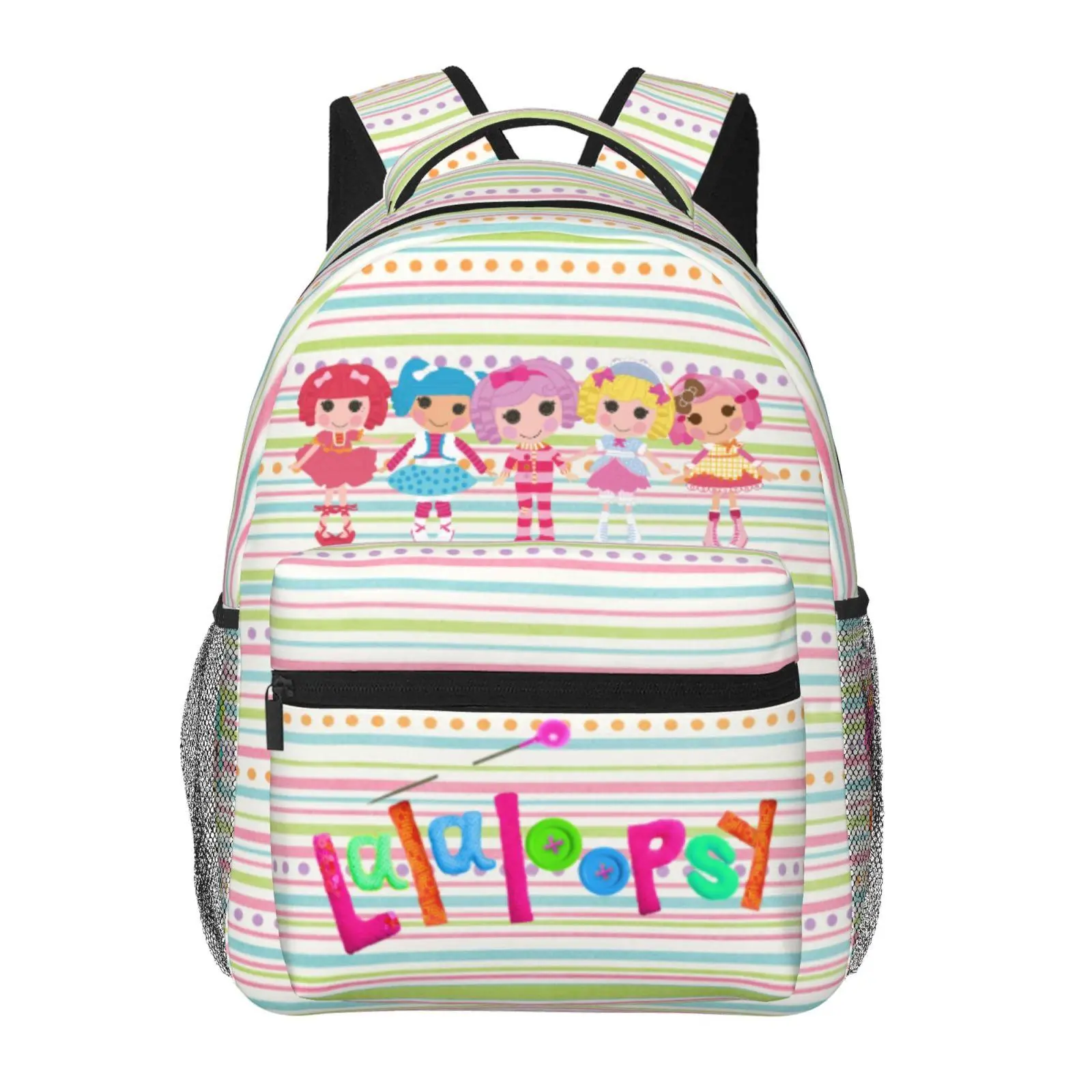 Lalaloopsy Breathable Kids Backpack We're Lalaloopsy Netflix School Bookbag MGA Lalaloopsy Back to School Present Primary Students