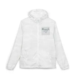 Missoula Outside Montana Windbreaker Jacket – "Missoula Outdoors" Hooded Full-Zip
