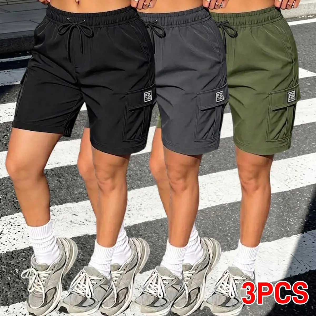 Black + Gray + Army Green