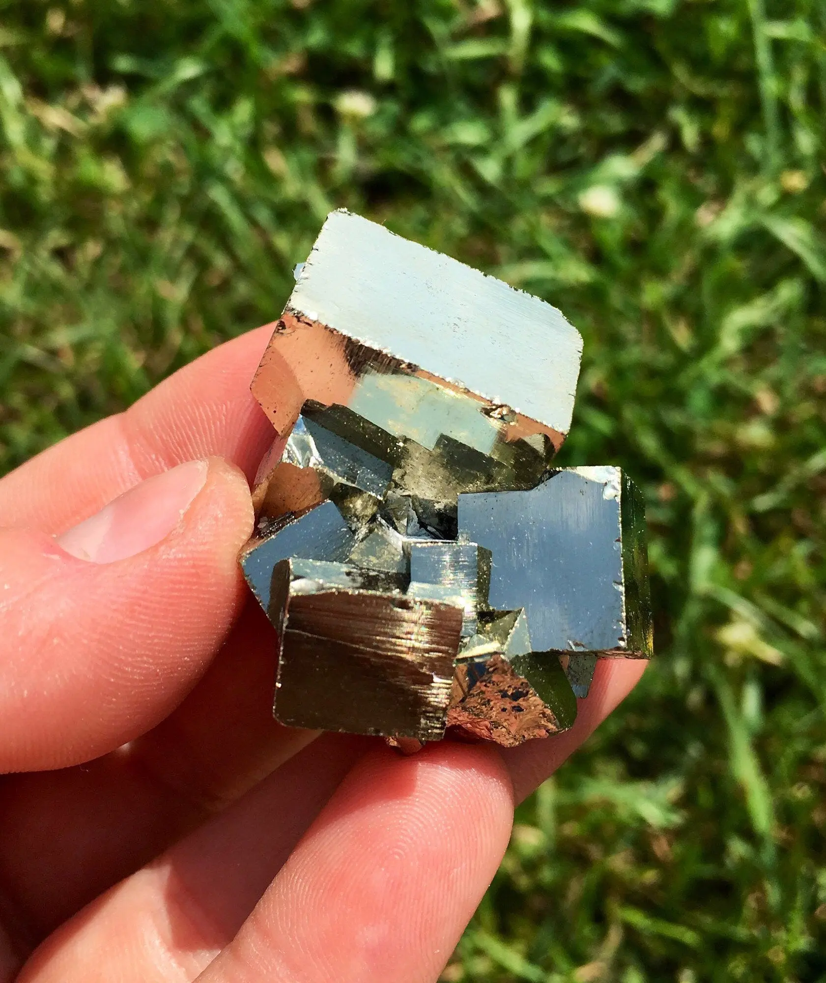 New Moon Beginnings Raw Pyrite Stone - Natural Mineral with Unique Crystalline Features