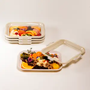 Rectangle Cream White 4-Pack