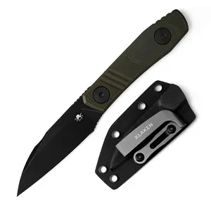 KLAKEN Z068 Phantom, 14C28N Blade With G10 Handle Camping EDC Fixed Blade Knife