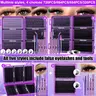 720/684/648/320 Pcs Thick Individual Lash Kit, 100D-150D 6-in-1, w/ Glue & Tools, 8-16mm, Fine & Natural, Lightweight & Soft, Beginner-Friendly, Daily/Outdoor/Dates/Festivals, Big Sale #BlackFridayStockUp