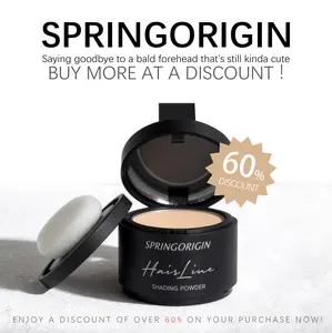 Springorigin Hairline Powder - Root Touch Up Hair Color for Gray Coverage & Blonde Refresh,48 Hour Stain Proof,Thickening & Concealing for Women & Men,Trending on TikTok,Haircare#Summervibes②