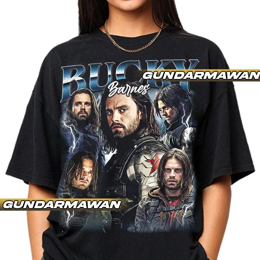 Bucky Barnes Vintage Shirt Retro Graphic Tee, Classic Unisex Design, Gift Style