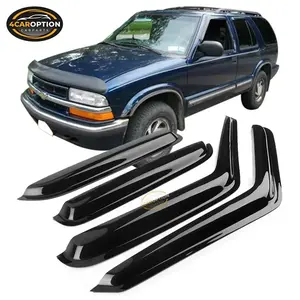 Fits 95-05 GMC Sonoma Jimmy Chevy S10 Blazer Window Visors Rain Sun Guard Vent