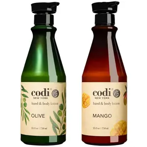 Codi Hand & Body Lotion MNAGO & OLIVE 750ml Each – Moisturizing, Nourishing, Non-Greasy Formula Moisture, Korean, Moisturizer