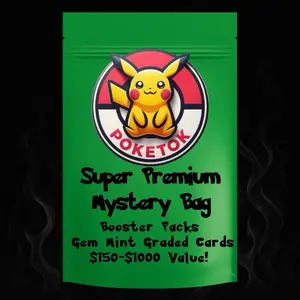 PokeTok Super Premium Mystery Repack - Graded Cards, and Sealed Booster Packs - Pokemon TCG