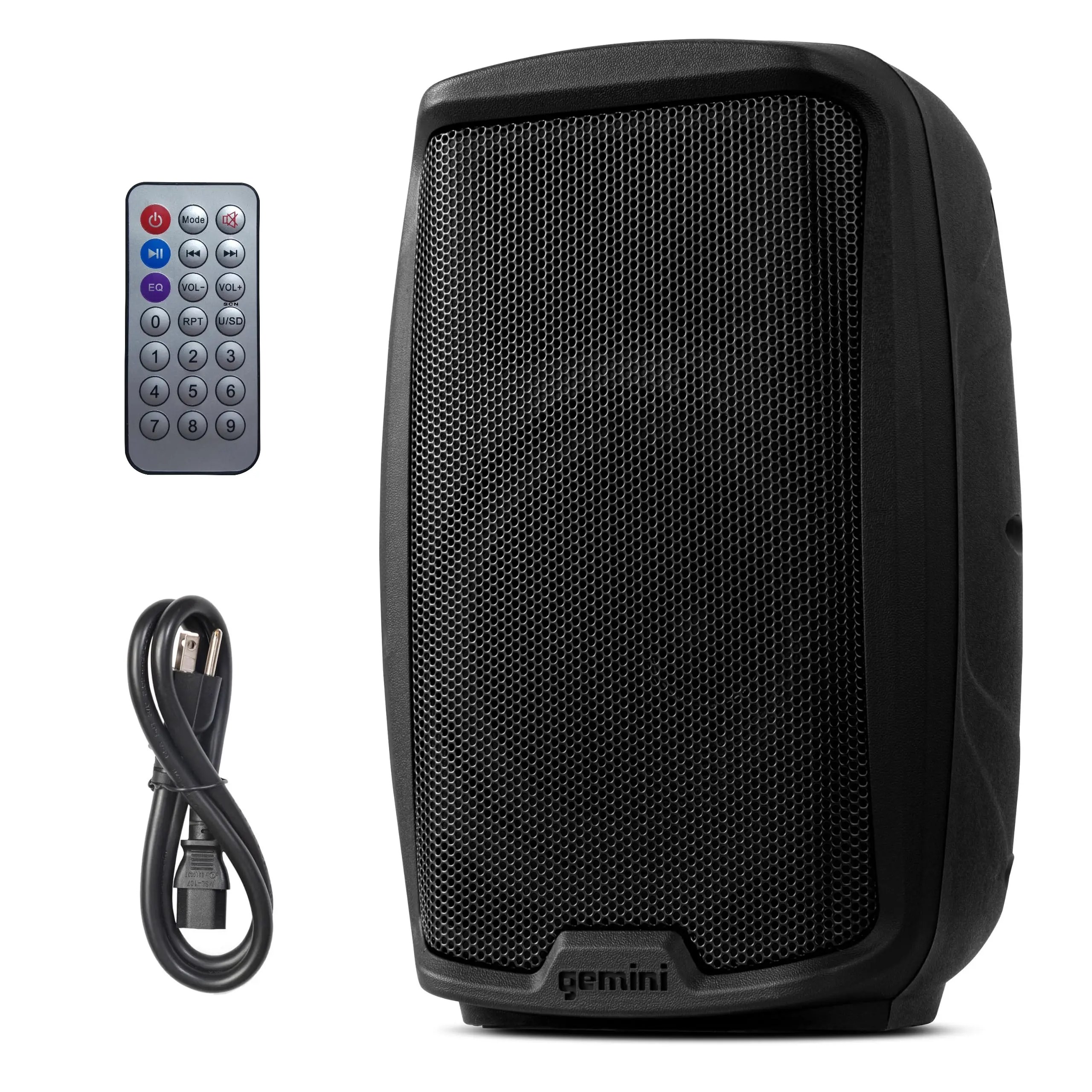 Gemini 15 2000W Bluetooth PA Speaker with TWS Link, USB/SD/FM, XLR/RCA/AUX Inputs, Dual Mic & Guitar Inputs, EQ Control, Pro Sound System for DJs, Gigs, Events & Mobile Setups (AS-2115BT)