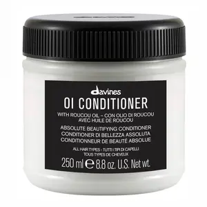 Davines OI Conditioner with Roucou Oil 250ml - Rich Butter Formula for All Hair Types Enhances Softness Shine & Body