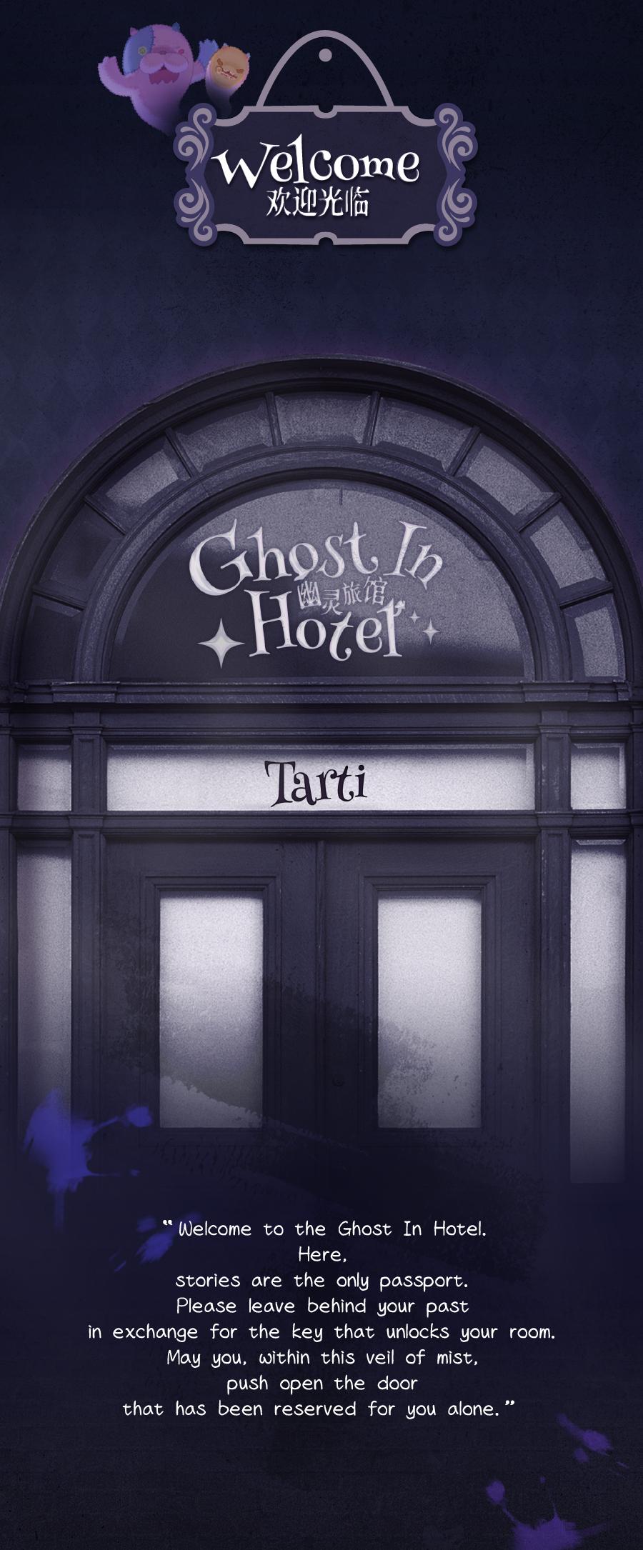 Funcinating Tarti Ghost in Hotel Desk Decoration Blind Box, Birthday Gift