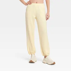 Women's Modal Jogger Sweatpants - All In Motion Light Yellow XXL