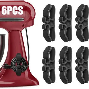 Cord Organizer for Appliances,Cord Wraps for Electrical Cords,6 Pack Stick- Winder for Kitchen Appliances, Compatible with Mixer, Coffee Maker, Blender, Air Fryer,Kitchen Appliance Cord Organizer