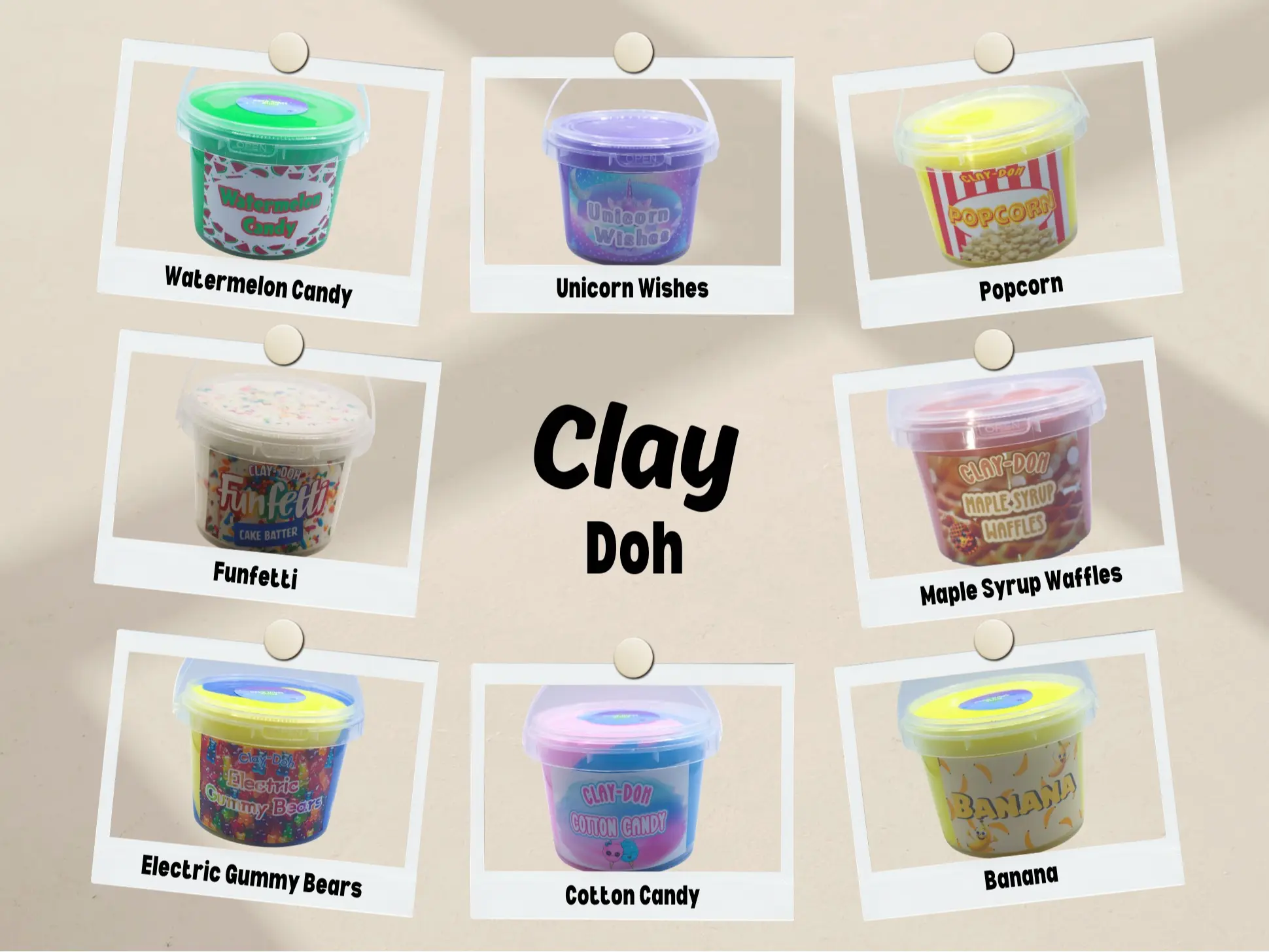 Clay-Doh Slime ~ Butter ~ Scented ~ Good Vibes Slime