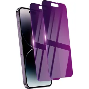 2 Pack Privacy Screen Protector for Iphone 13 Pro Max/14 plus Tempered Glass for 13 Promax 6.7Inch Private Saver Anti-Spy Anti-Blue Light Anti-Scratch Full Coverage Ifaeveus
