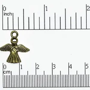 19mm Gold or Pewter Angel Charm - CBS855