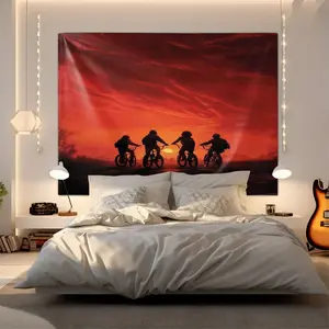 Home Decor Strange Story Tapestry, Fashionable Room Banner, Unique Wall Art for Living Room and Bedroom, Perfect as Birthday and Everyday Gifts