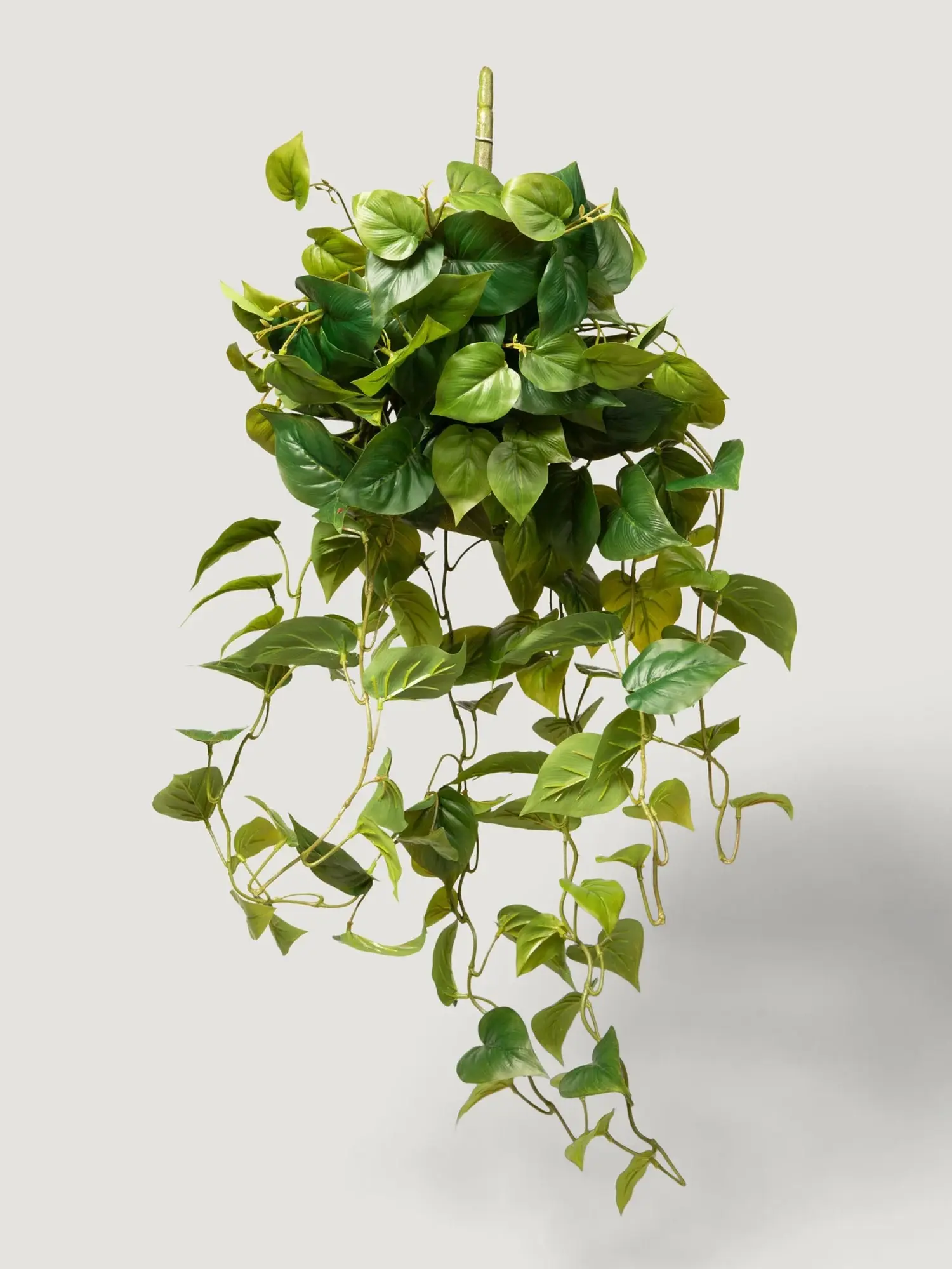 【Memorial Day】Silvanest 36inch Small Pothos Fake Hanging Plants for Room Decor, 1/2 pcs Artificial Potted Plants Vines for Wall Home Office Aesthetic Living Kitchen Bathroom Coffee Table Shelf Indoor Outdoor Farmhouse Patio Decorations