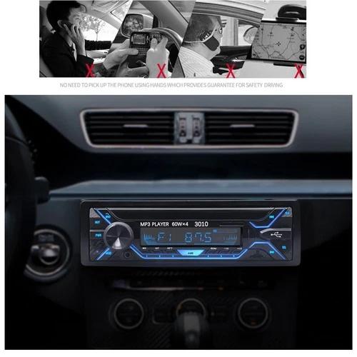 12V Single 1 Din Car Stereo Radio Bluetooth FM Car MP3 Player In-dash Aux USB TF Car Audio MP3 Player Bluetooth
