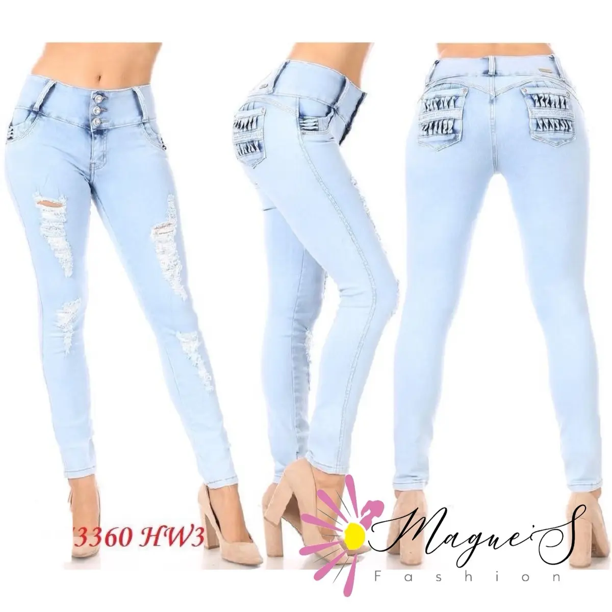 3360-Push Up Style Colombian Jean
