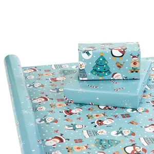 Current Christmas Critters Double-Sided Jumbo Rolled Gift Wrap Paper 23" X 32' 61 Square Feet Eco-Friendly Holiday Theme Wraps Up to 19 Shirt-Sized Boxes