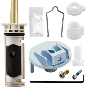Shower  Kit Compatible with Moen 1222 Replacement  with 116653 Handle Adapter Kit, for -Handle Posi-Temp Shower Faucet, Repair Leaks & Restore Water