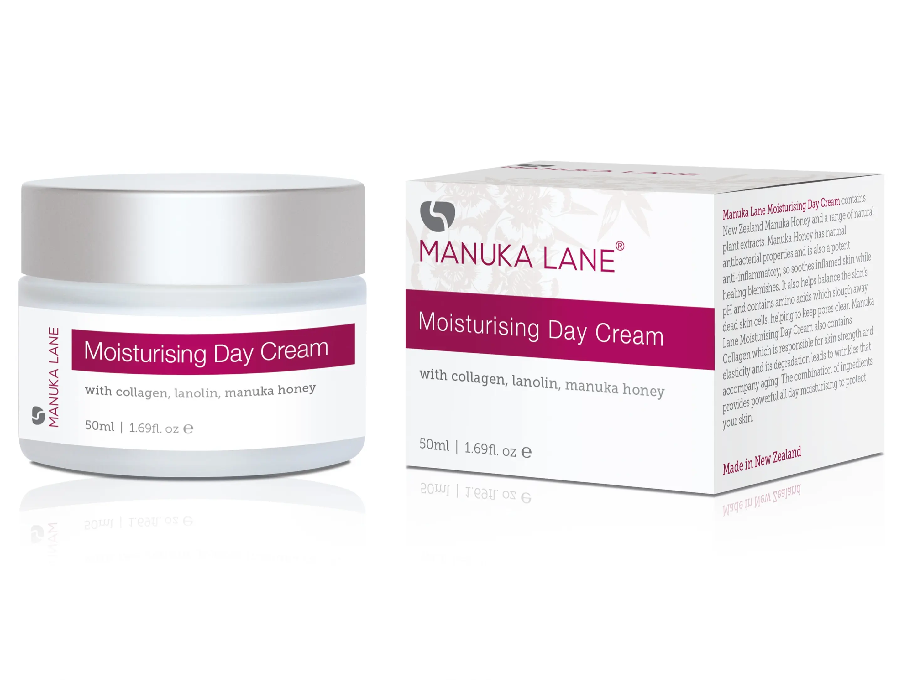 Manuka Lane Moisturising Day Cream - 50ml - Made in New Zealand