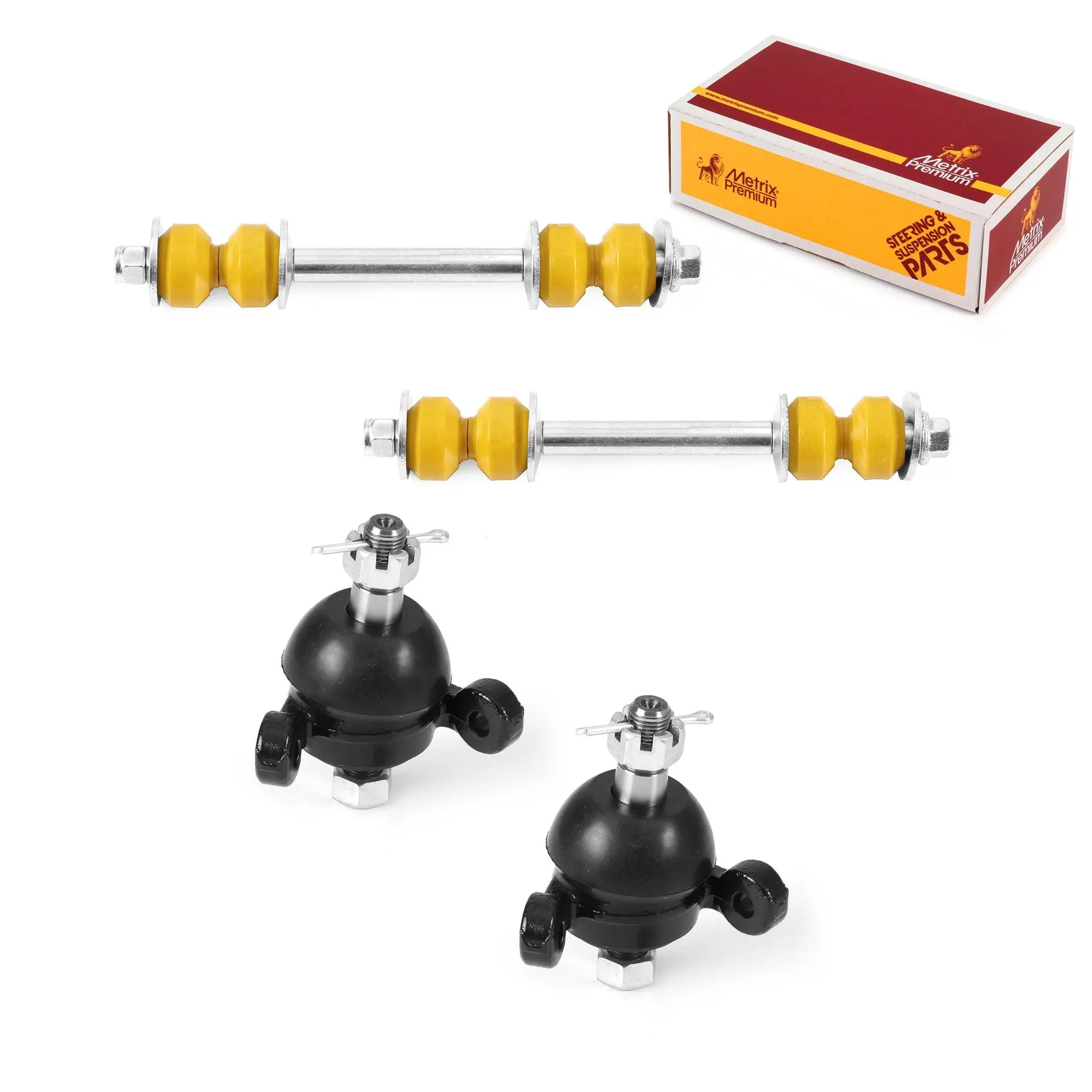 4 PC Front Stabilizer Bar Link and Front Lower Ball Joint Kit  96866MT