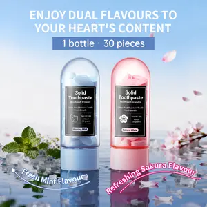 Solid Toothpaste– Eco-Friendly, Easy to Carry,Fluoride-Free, Natural Oral Care，and ong-Lasting Fresh Breath  | The Ultimate Gift Idea#dealsforyoudays