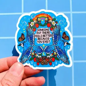 [SALE OFF] Mental Health Sticker School Counselor Decal Affirmation Decor Water Bottle Sticker Laptop Just Because Gift Social Worker Decal Therapy