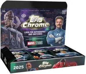 2025 Topps Marvel Studios Chrome Hobby Box