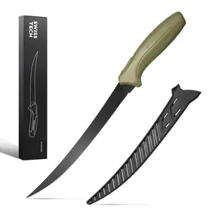 Swiss+Tech 9" Precision Fish Fillet Knife with Floating Handle