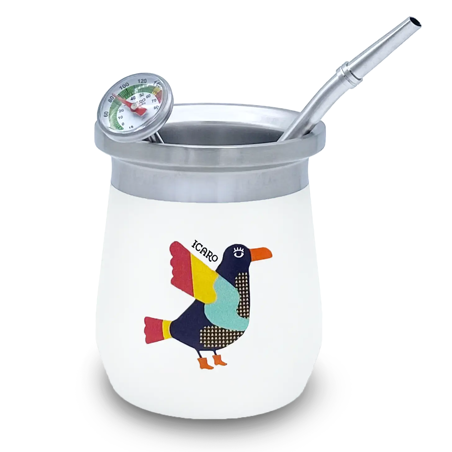 Icaro Yerba Mate Gourd with bombilla Straw