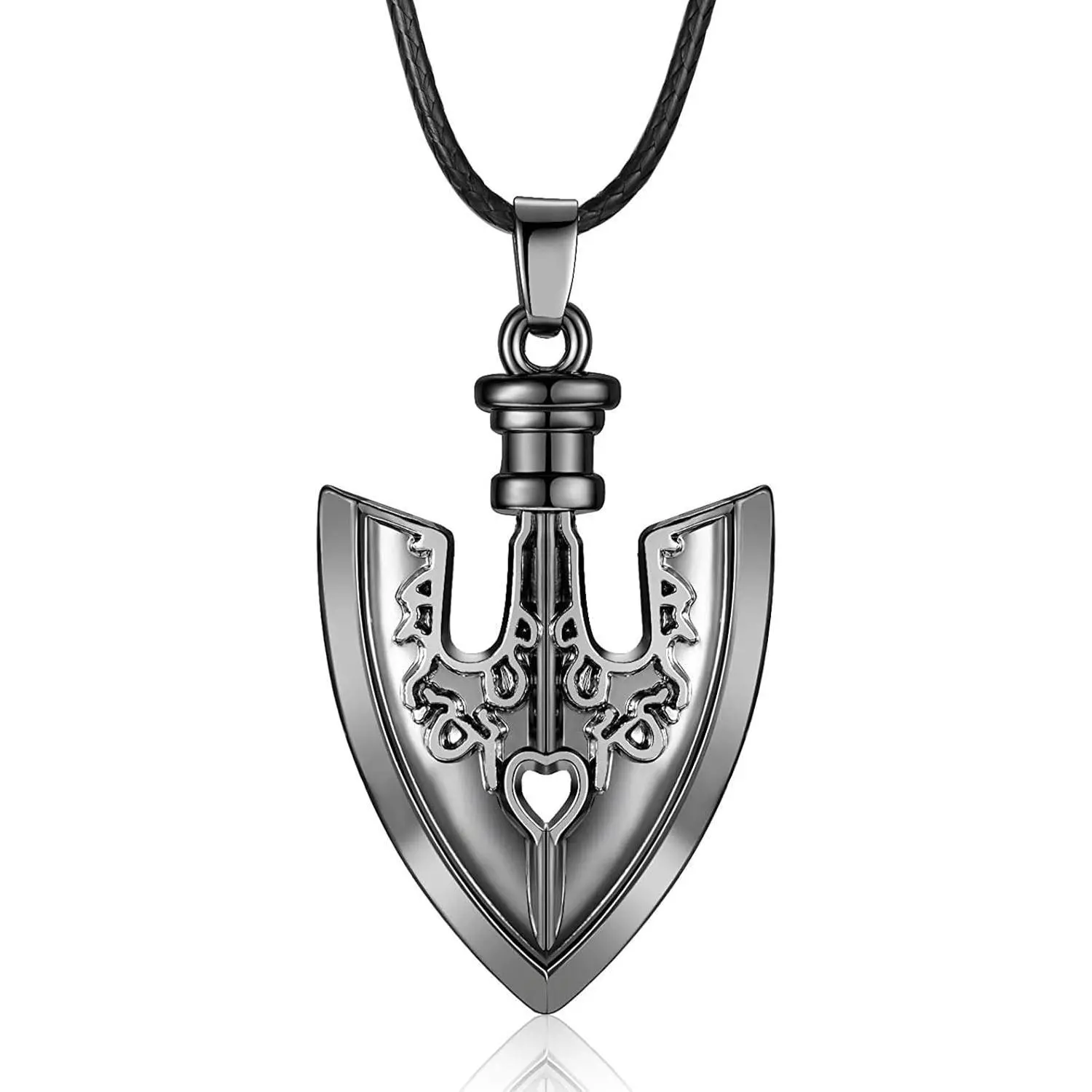 Stand Arrow Cosplay Prop Pendant Necklace - Silver