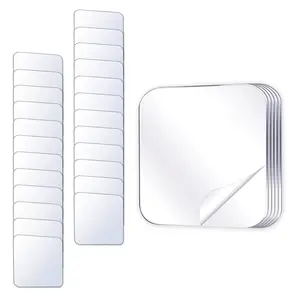Clear Double Sided Tape,Heavy Duty  Adhesive Mounting Tape,Pre-Cut Mounting Squares for Wall Safe Tape Crafts, Photos, ,Office (1.96x1.96in)