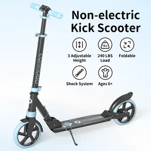 Commugo T1pro Kick Scooter for Kids 5-12 with Suspension, Teens, Foldable Lightweight Scooter with 8 Inch Wheels, Hell a Grip, Max Load 220 LBS Outdoor Fun Ride for Active Play, Smooth & Stable, Perfect for Park & Backyard Adjustable Height Handlebars sum