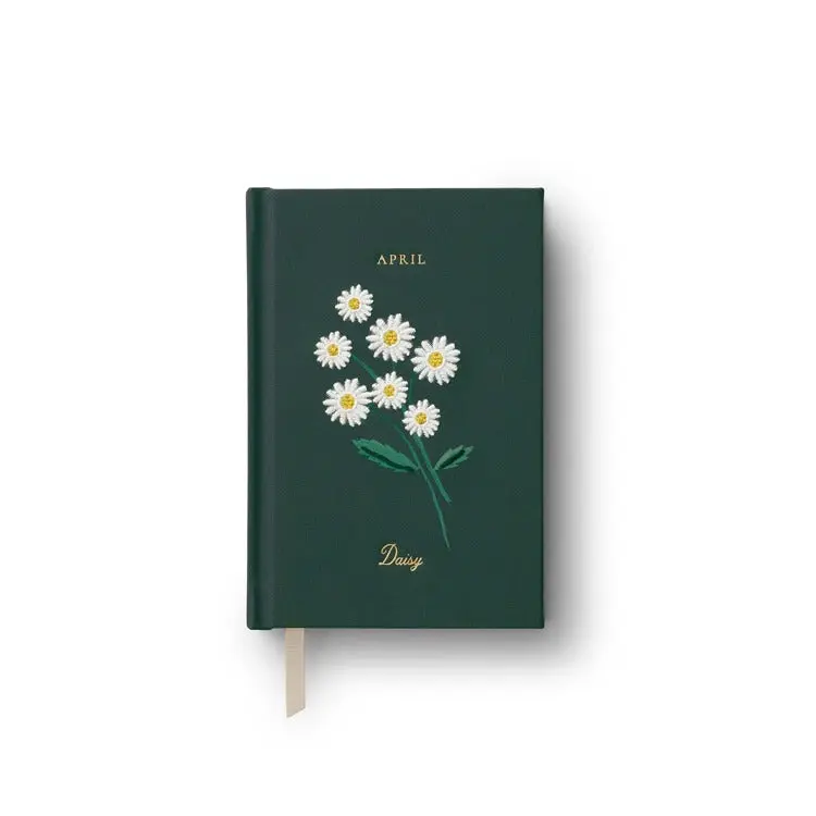 {Rifle Paper Co.} Birth Month Mini Embroidered Journal :: April