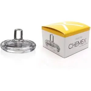 CHEMEX Glass Coffeemaker Cover 3 Inch Diameter Dishwasher Safe Elegant Design for All CHEMEX Coffeemakers Tea Mugs