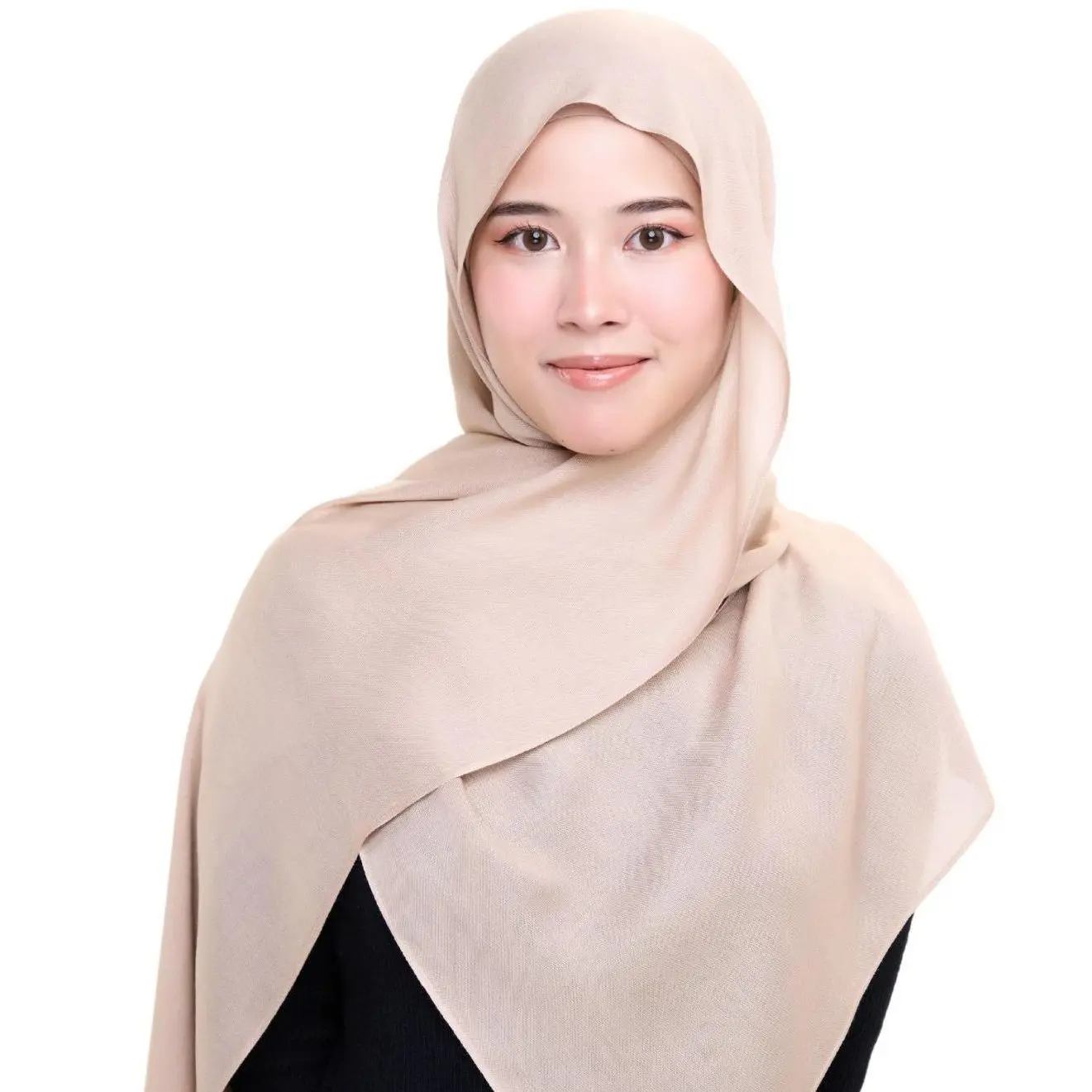 Chimera Brown Everyday Cotton Hijab: Ayra Collection