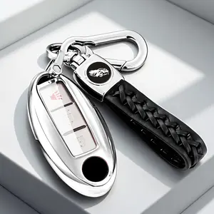 Key Fob Cover for Nissan, Full Protection Case Shell, Compatible with Altima Maxima Rogue Armada Pathfinder, 3 4 5 Buttons