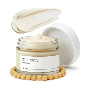Mixsoon Bean Cream 50ml Korean Glass Skin Smooth Pore Care Lightweight Non-Sticky Formula Deep Hydration for All Skin Types Facial Daily