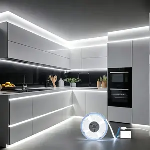 5v COB LED Strip Light, Bendable Flexible LED Tape, USB/battery Powered, Indoor TV Backlight, Cabinet Sticker Lamp, Home Decor Lighting